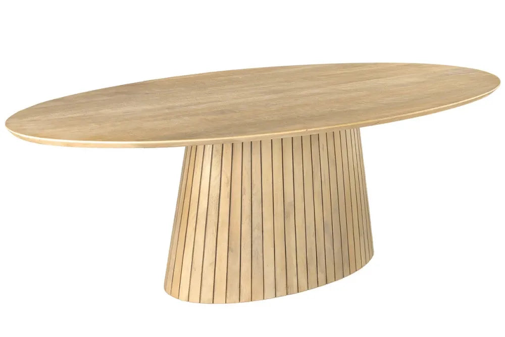 Masa din Lemn de mango Maro deschis si Lemn de salcam si mango Maro deschis L220xH77cm Art deco