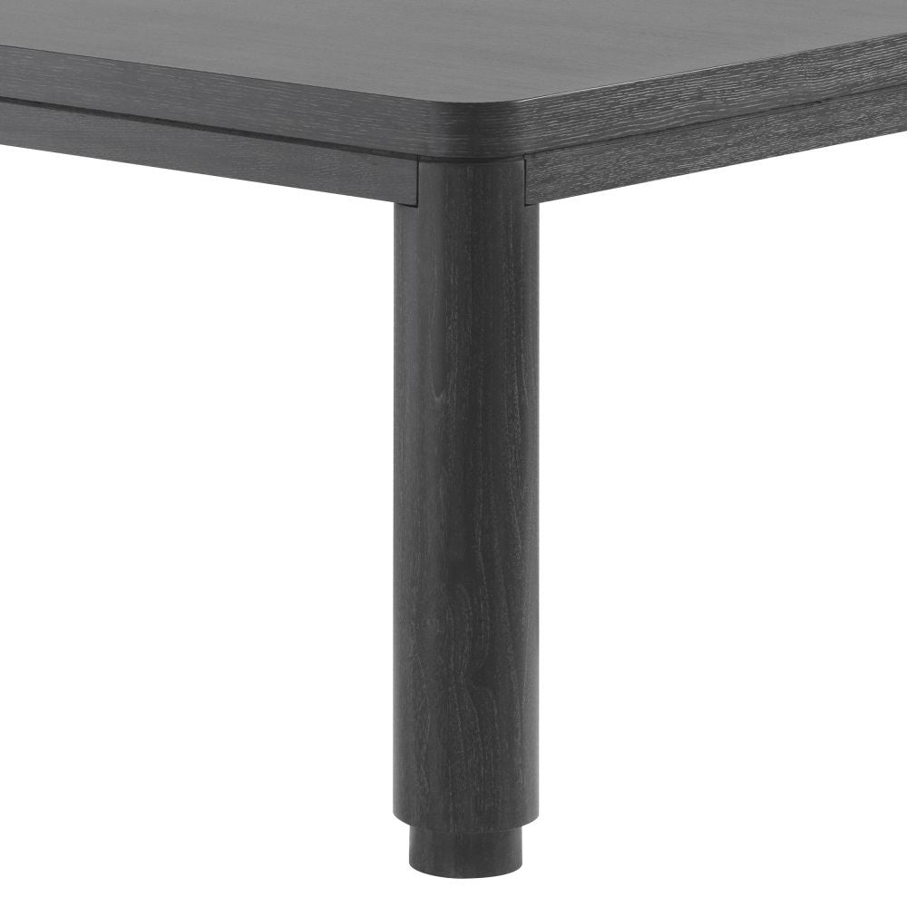 Masa Dreptunghiulara Atelier Eichholtz din Furnir de stejar Negru de 8-12 persoane L300xH76cm
