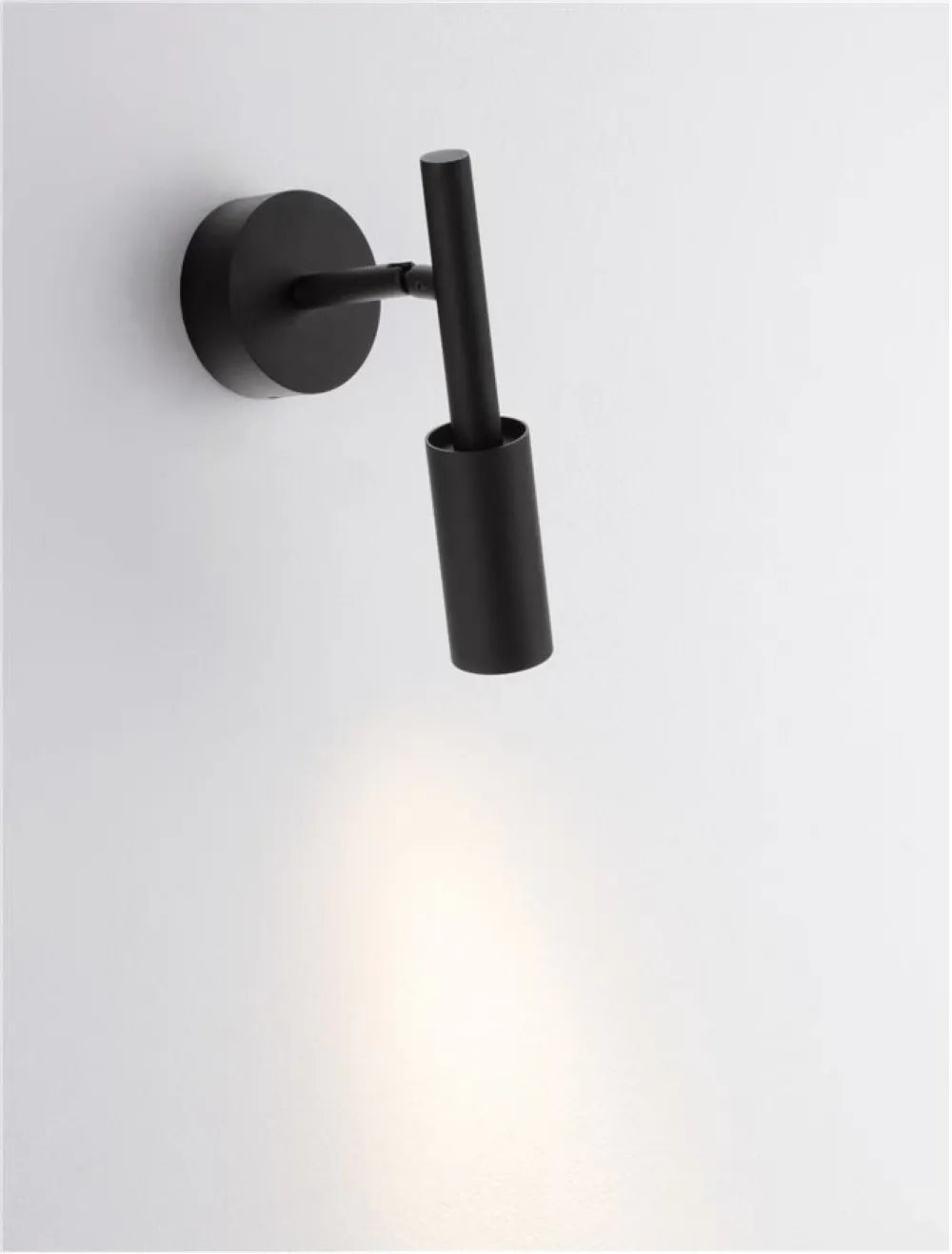 Aplica de perete din Aluminiu Negru H20.5xL8cm IP20 7W 667lm 3000k JOY