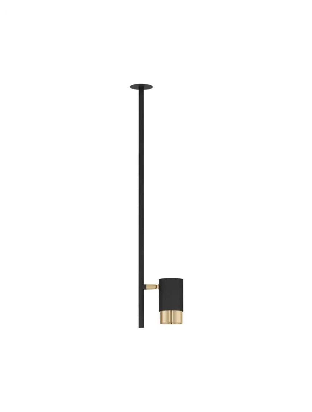 Pendul din Aluminiu Negru/Auriu H64.3xL5.9cm IP20 PONGO