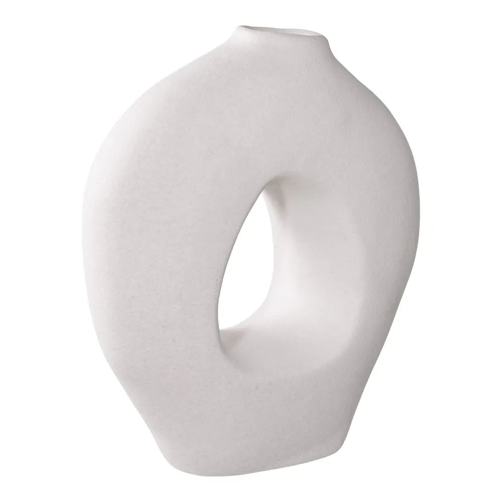 Vaza din Ceramica Alb H27,8xL24cm HN0872