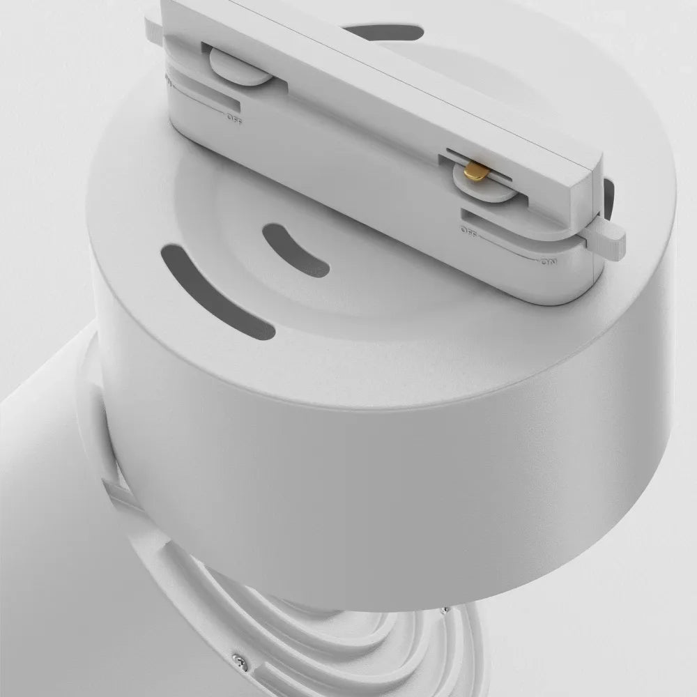 Spot pentru sina Unity din Aluminiu Alb H13.6xD10cm 15W 1359lm 3000k Yin