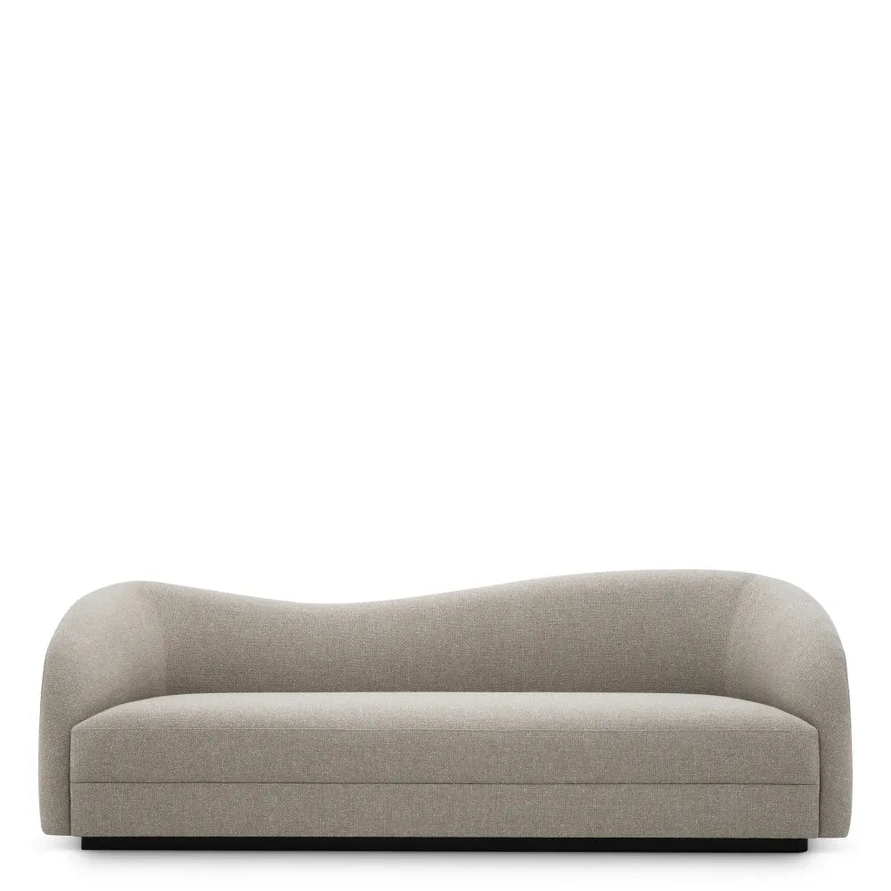 Canapea tapitat cu Stofa Grej L230xA98xH82cm Divisadero Eichholtz