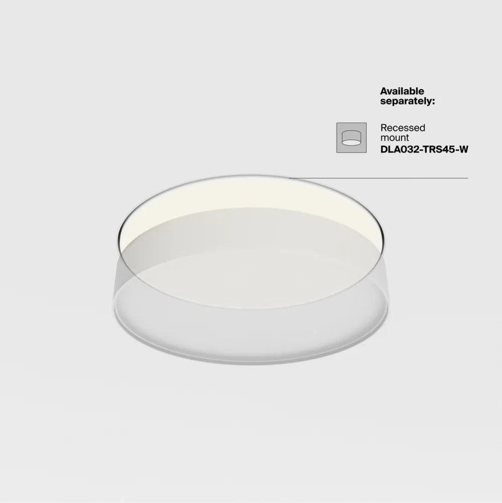 Plafoniera din Aluminiu Auriu mat H6xD40cm Zon