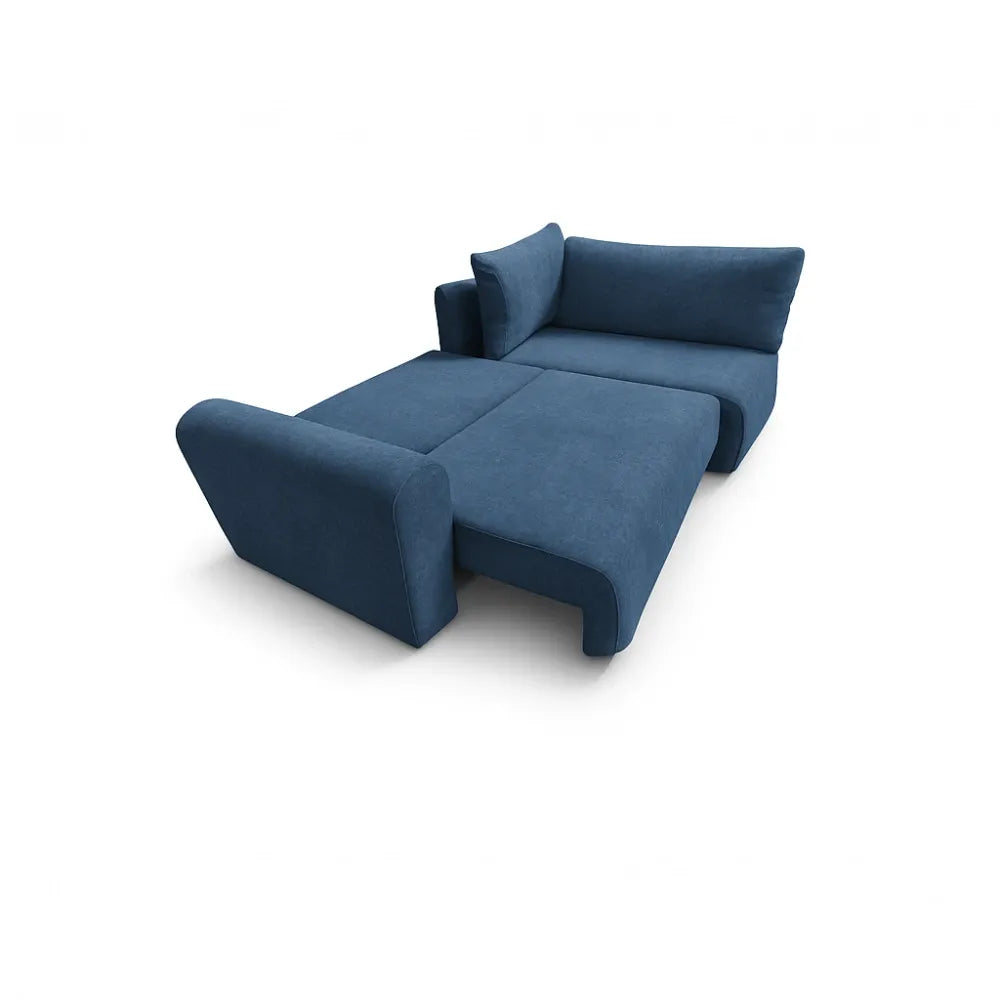 Coltar extensibil si spatiu pentru depozitare Maestro reversibil albastru L270x170cm