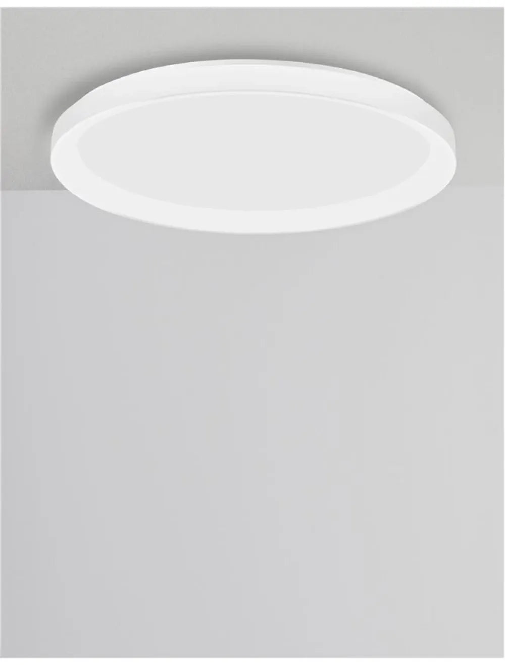 Plafoniera structura din Aluminiu Alb si abajur din Acrilic  H6xL58cm IP20 50W 3134lm 3000k PERTINO