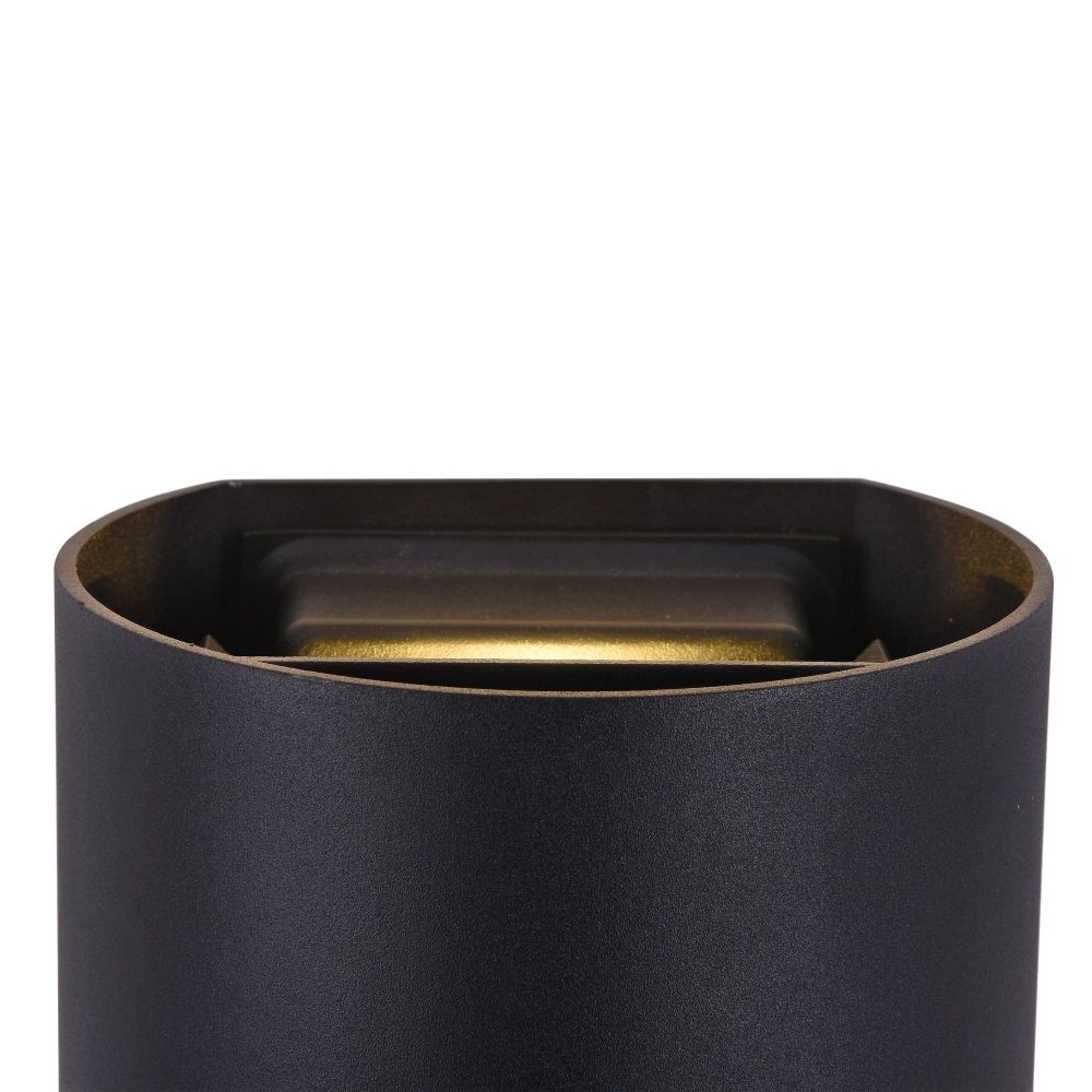 Aplica de perete pentru exterior din Metal Negru cu LED  L12x10xH10cm Fulton