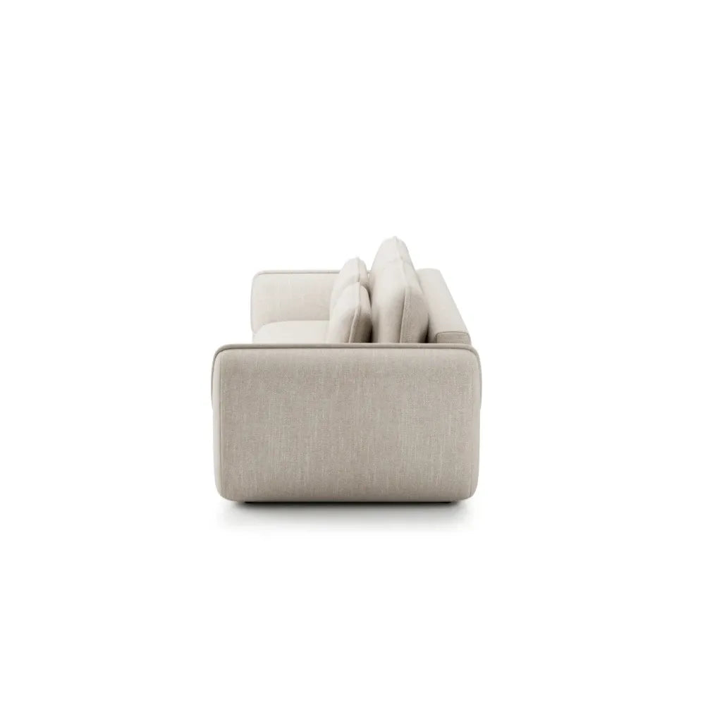Canapea extensibila din stofa Rebel 25 bej L257x92cm Umea