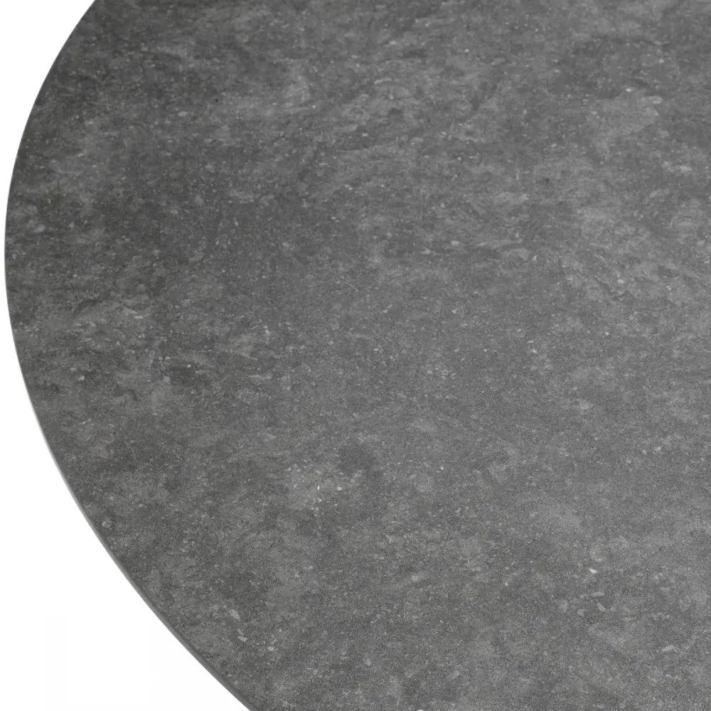 Masa din Metal Bronz si Ceramica Negru cu efect de marmura H76xD120cm Volterra Eichholtz