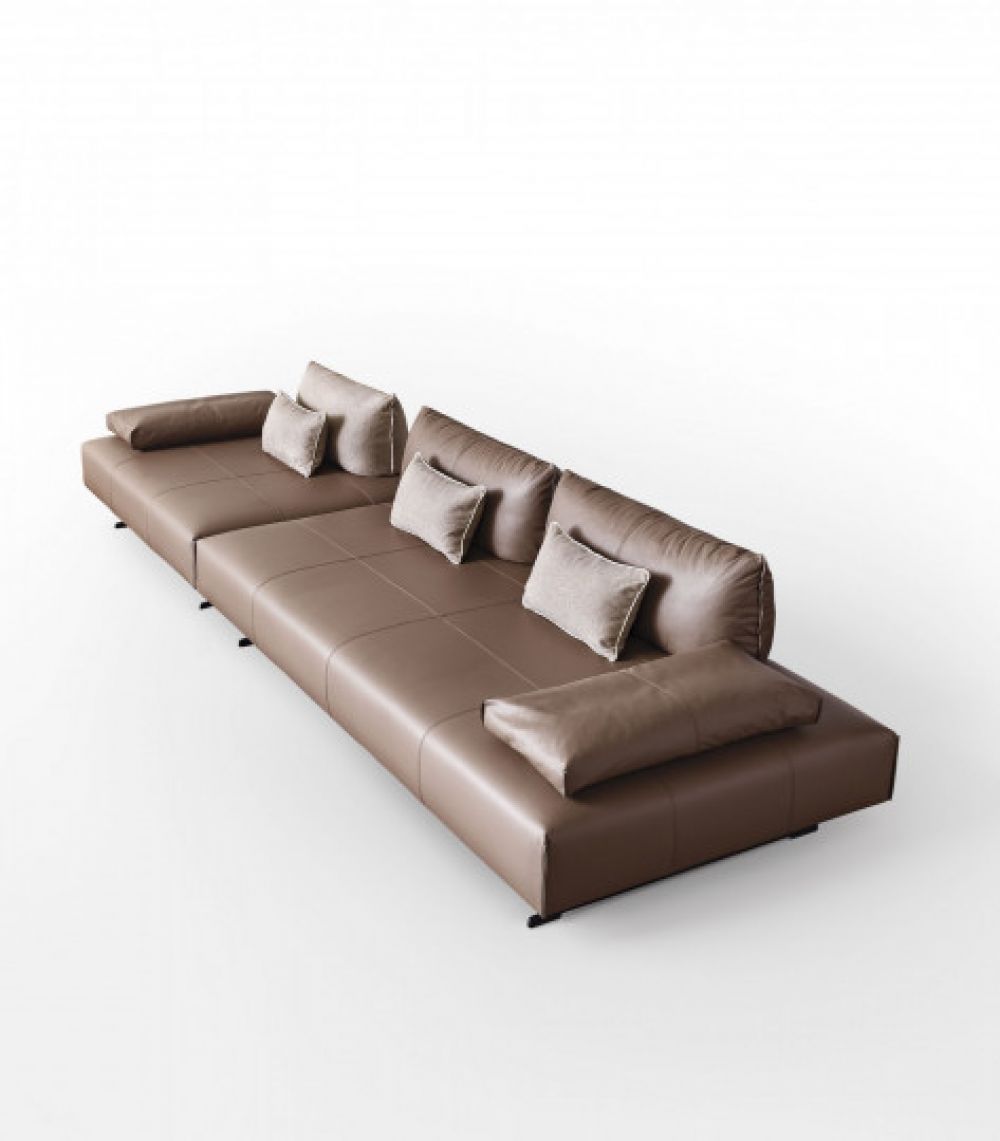 Canapea fixa 3 locuri Bacio stil Scandinav L217cm