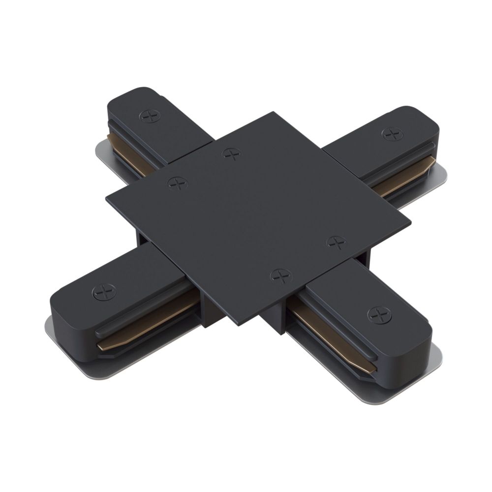 Conector X Accessories for tracks Negru  LED L13xH2cm