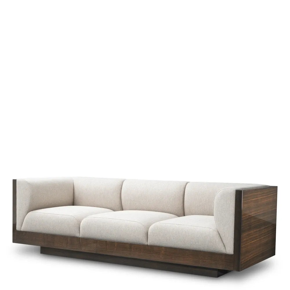 Canapea tapitat cu Stofa Bej L230xA92xH73cm Sebastian Eichholtz