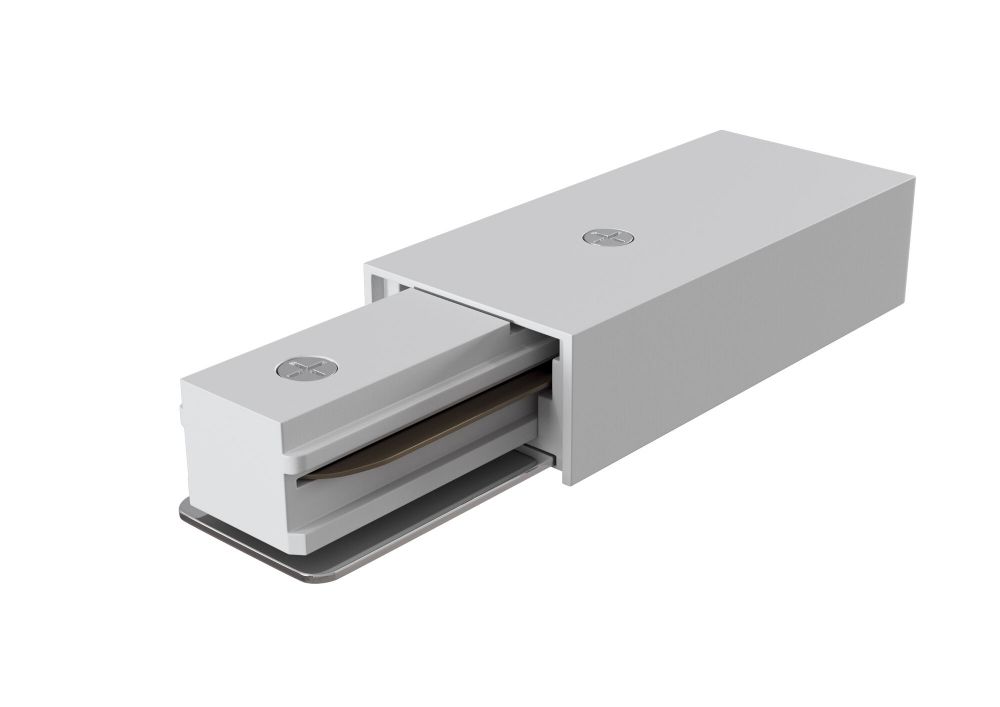 Cap Alimentare sina Accessories for tracks Alb LED L12xH3cm
