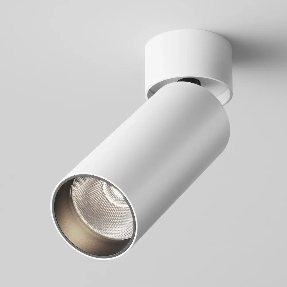 Spot aplicabil dimabil din Aluminiu Alb H16xD5cm IP 20 12W 900lm 4000k FOCUS LED