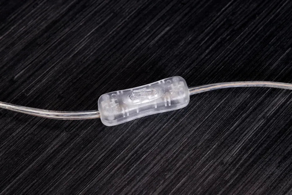 Masuta laterala cu iluminare din Sticla securizata Transparent si Polirasina Auriu L50xH46cm Octopus