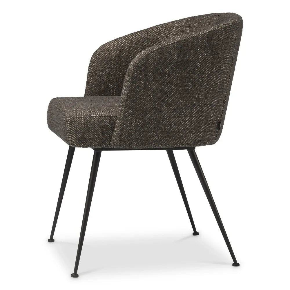 Scaun tapitat cu Stofa Maro L58xA58xH78cm Aiden Eichholtz