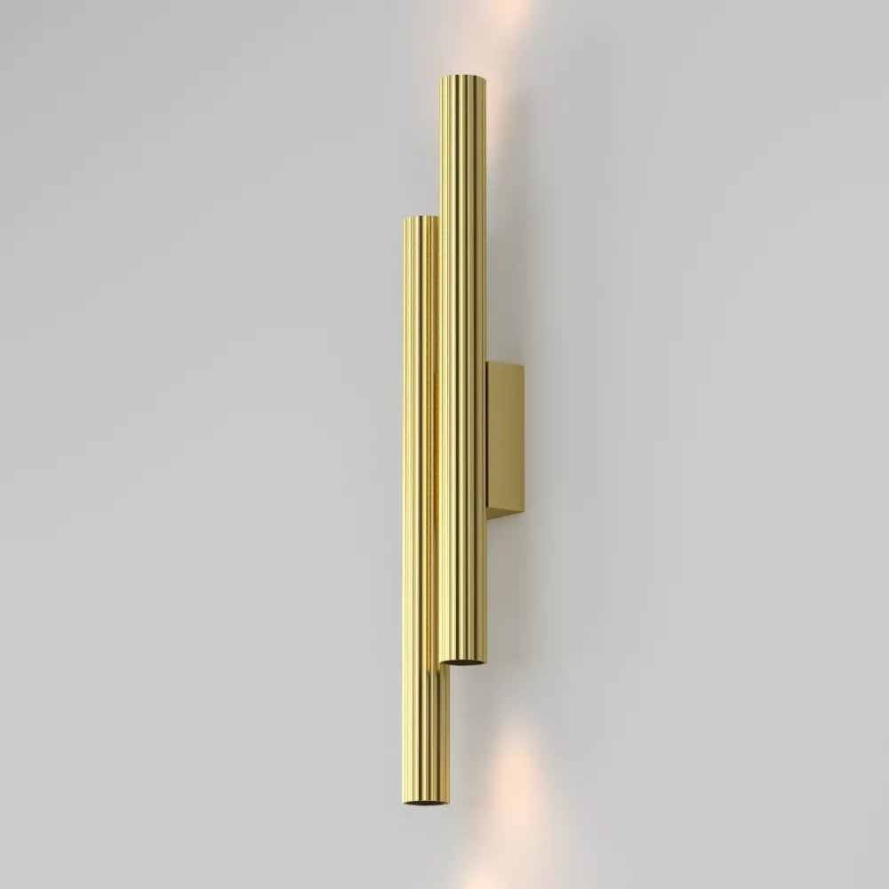 Aplica perete din Aluminiu Alama H49xD3.2cm Calipso