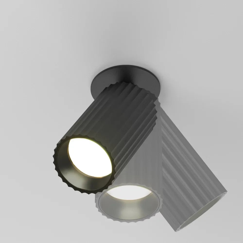 Spot incastrat din Aluminiu Negru H14.4xL10cm 10W Calipso