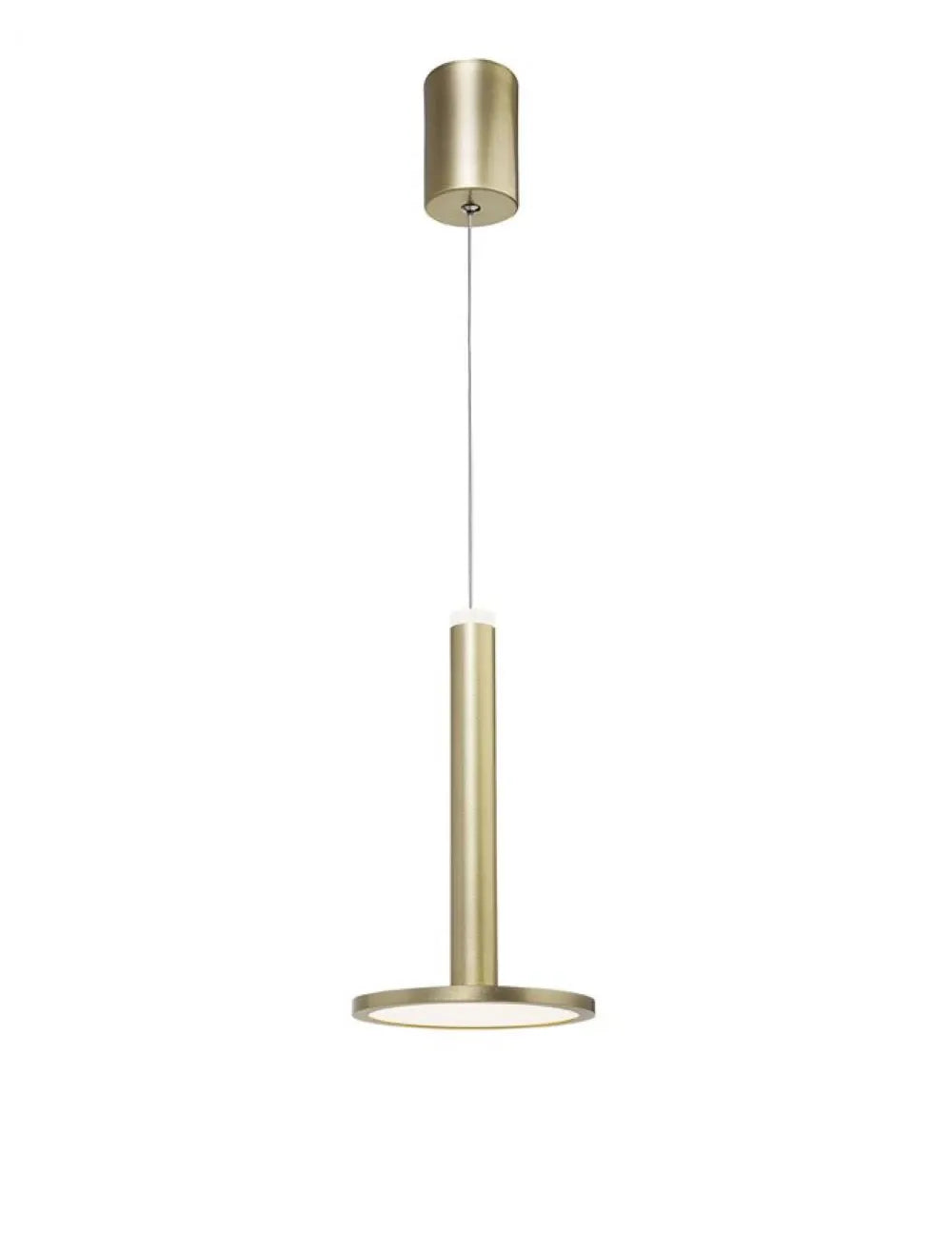 Pendul din Aluminiu Auriu H120xL15cm IP20 10W 517lm 3000k PALENCIA