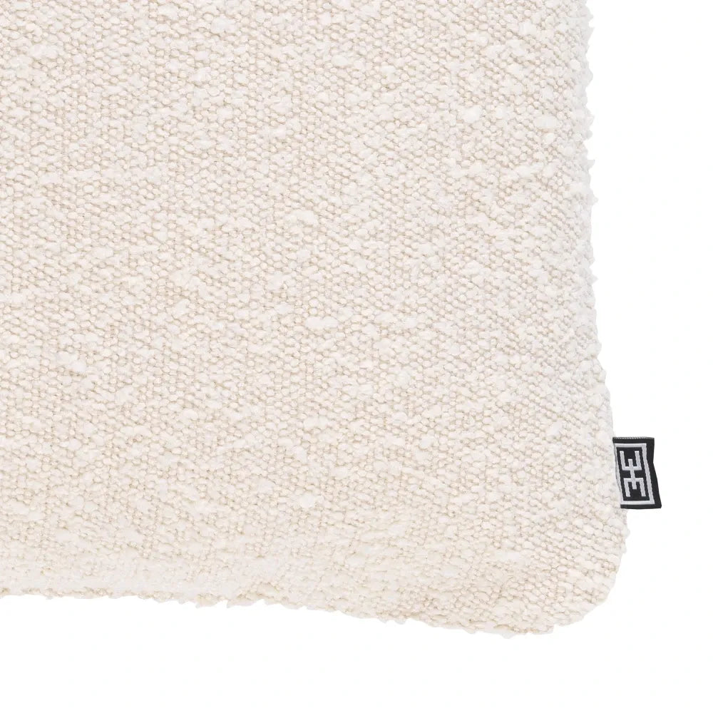 Perna decorativa din Stofa boucle Crem L60xHcm Bouclé L Eichholtz