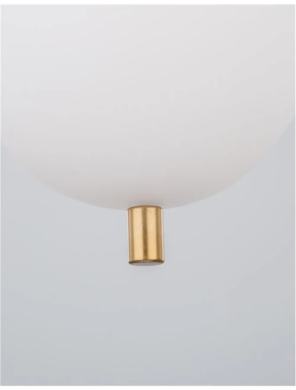 Pendul structura din Metal Auriu si abajur din Sticla Alb H120xL15.8cm IP20 LATO