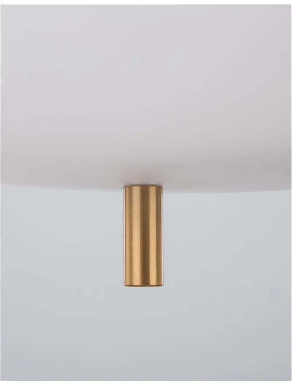 Pendul structura din Metal Auriu si abajur din Sticla Alb H120xL18.5cm IP20 LATO
