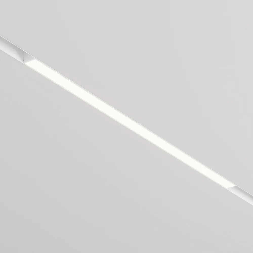 Spot dimabil pentru sina Exility incastrata din Aluminiu Alb H4xL60cm IP 20 24W 1500lm 3000-6000k Basis