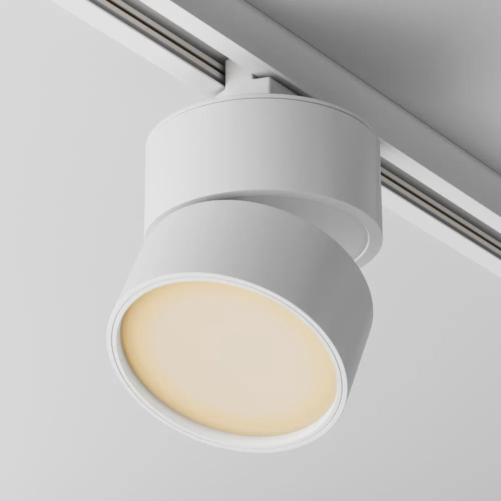 Spot pentru sina Unity din Aluminiu Alb H11xD8.5cm 12W 838lm 2700k ONDA