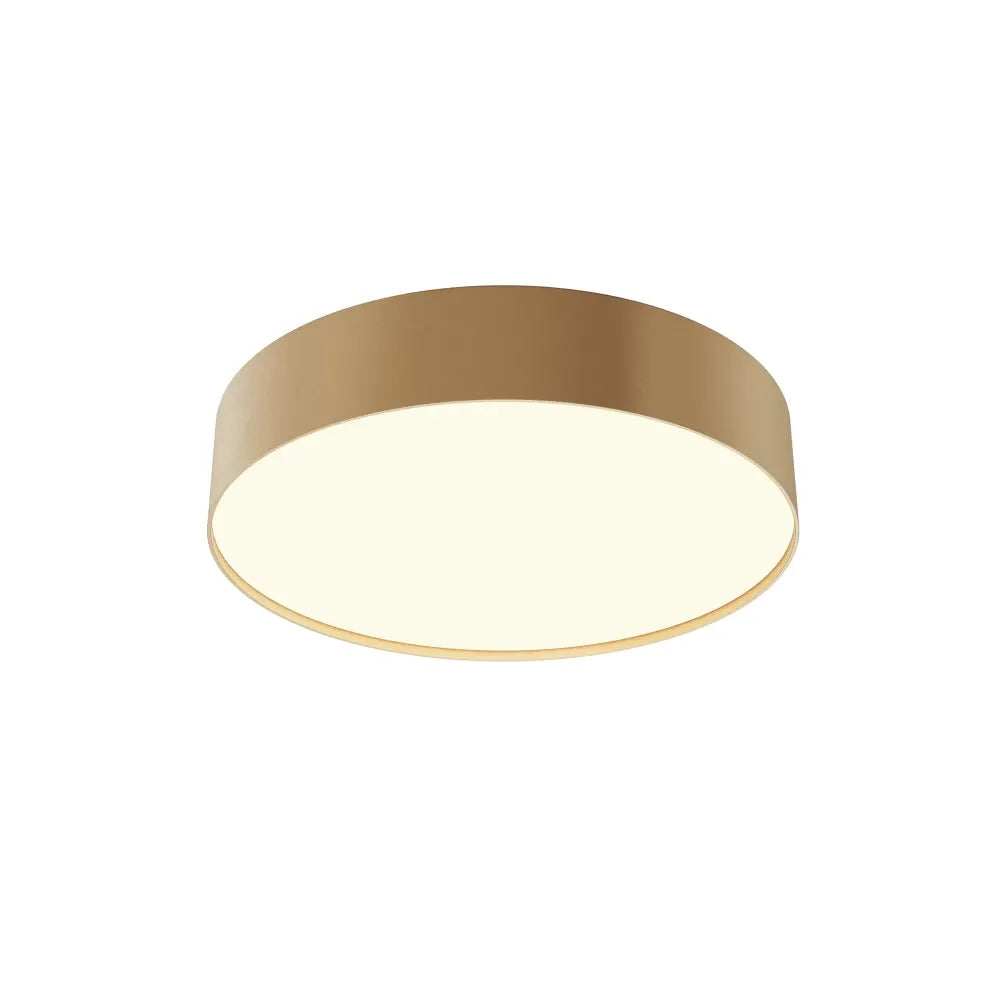 Plafoniera din Aluminiu Auriu mat H6xD30cm Zon