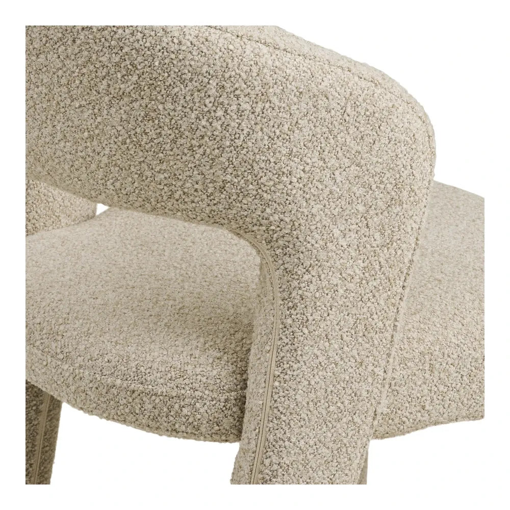 Set 2 scaune din Stofa Bej L61xH79cm Belmont