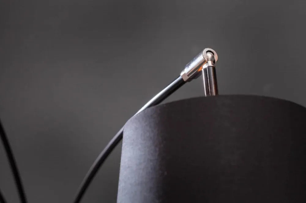 Lampa de podea din Metal Negru si Textil Negru H202xL100cm Levels