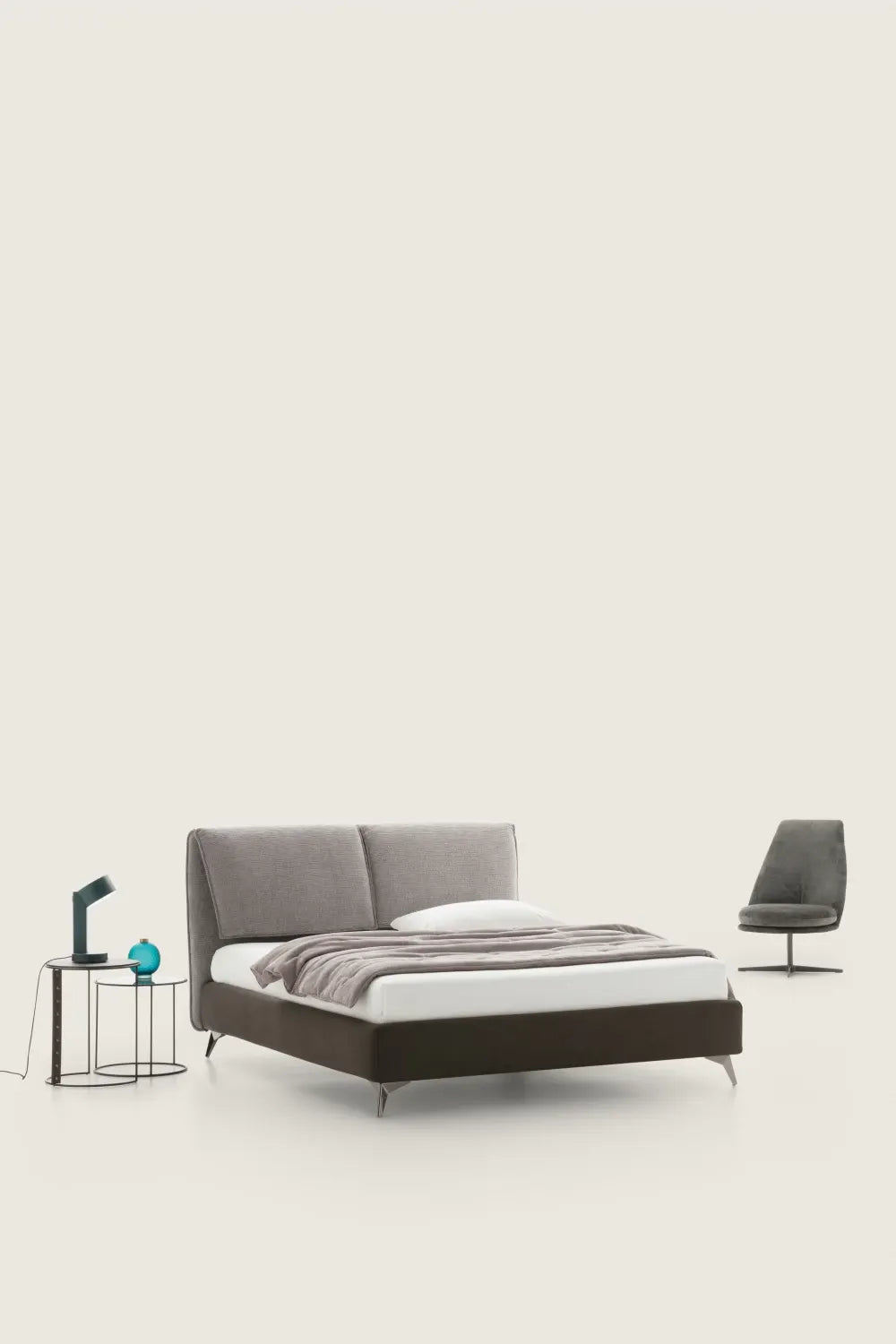 Pat tapitat customizabil 180x200cm Fold