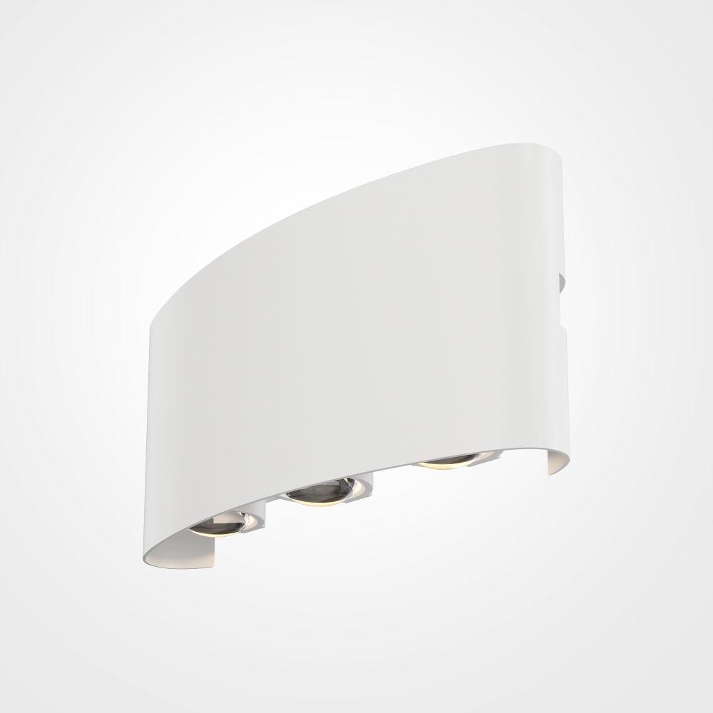 Aplica de perete Metal Alb L17xH8cm Strato