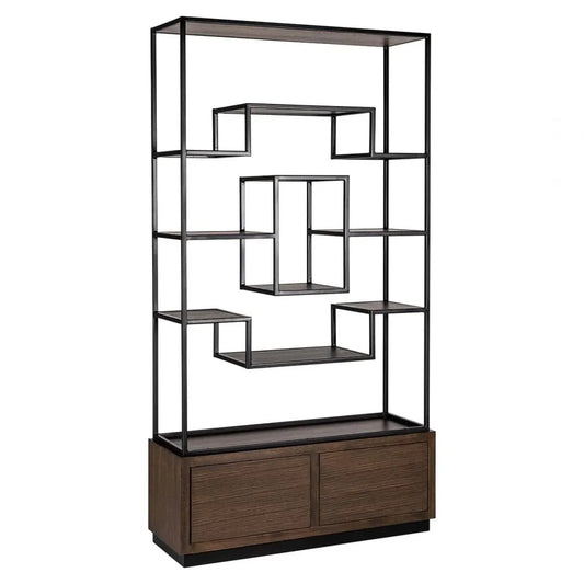 Raft cu 2 sertare din Furnir de stejar Maro L120xH220cm Bonvoy Richmond Interiors
