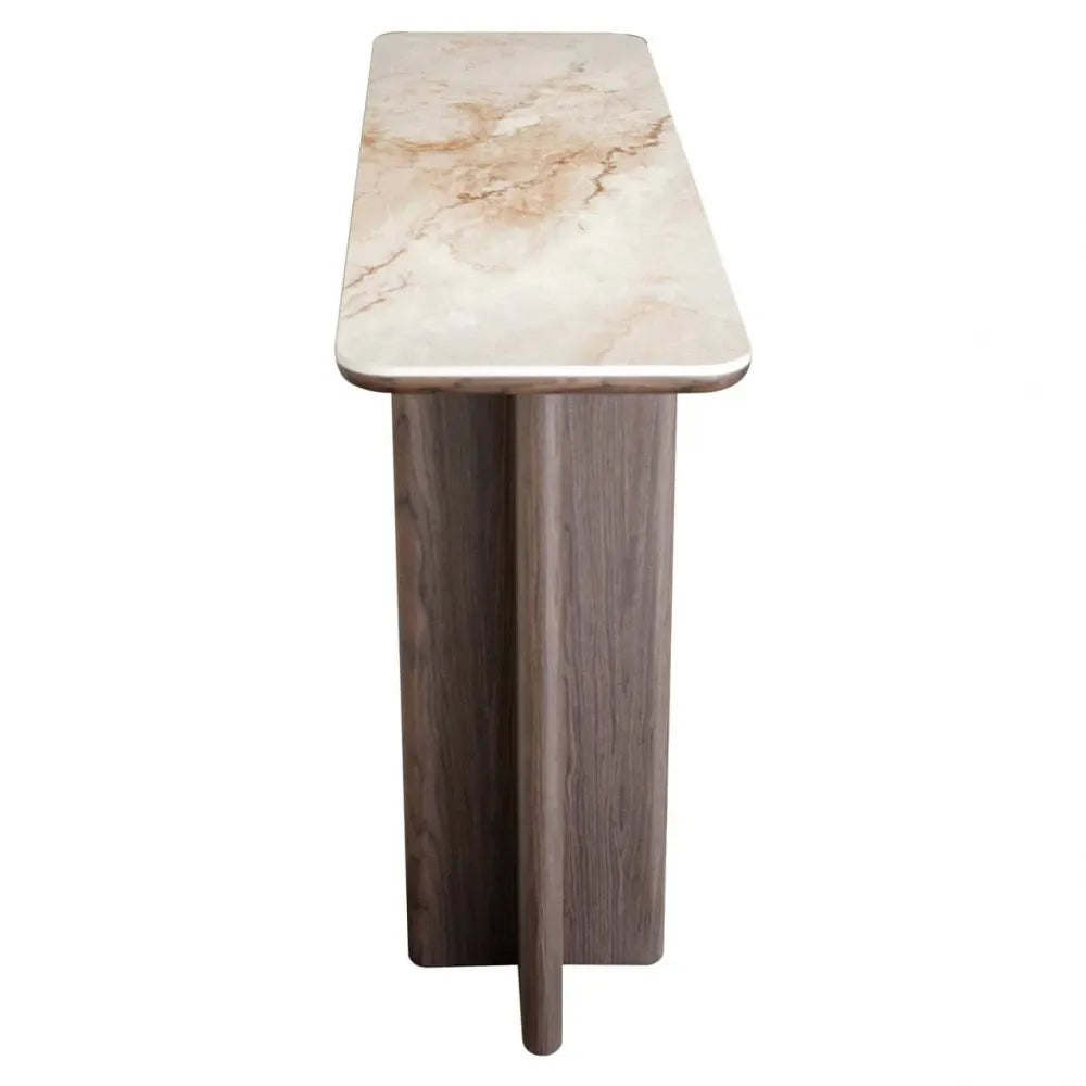 Consola din MDF Maro si Ceramica Multicolor L120xH80cm Colson Richmond interiors