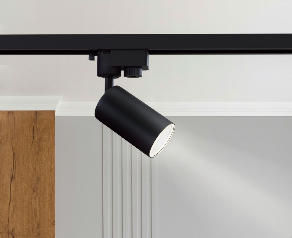 Spot sina din Aluminiu Negru L10xH18cm Track lamps