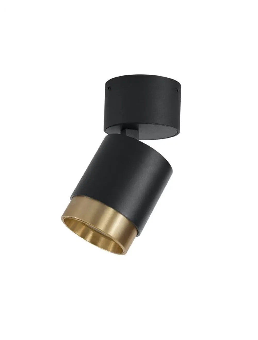 Spot aplicat din Aluminiu Negru/Auriu H12.8xD6.5cm IP20 10W Led 800lm 3000k Spectre