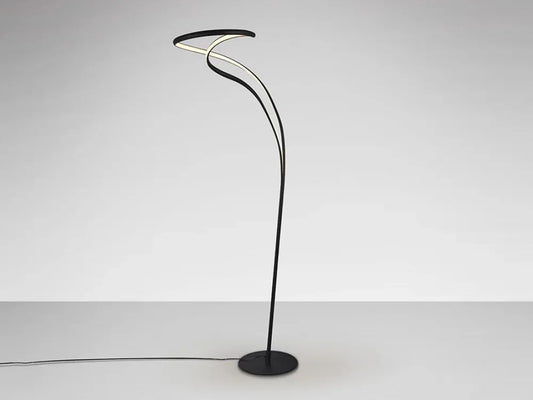 Lampa de podea din Metal Negru H160xL72cm Danza