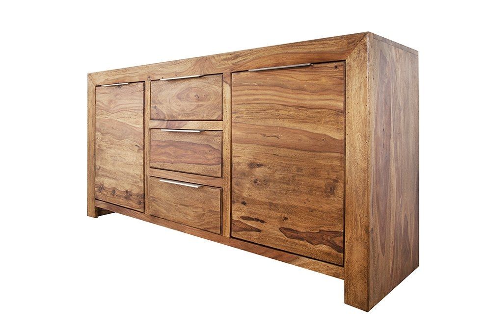 Comoda din Lemn masiv de sheesham Maro Lagos L135xH70cm