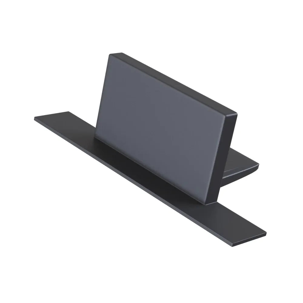 Cap sina monofazata incastrata din Aluminiu Negru L4xH2cm Accessories for tracks Unity