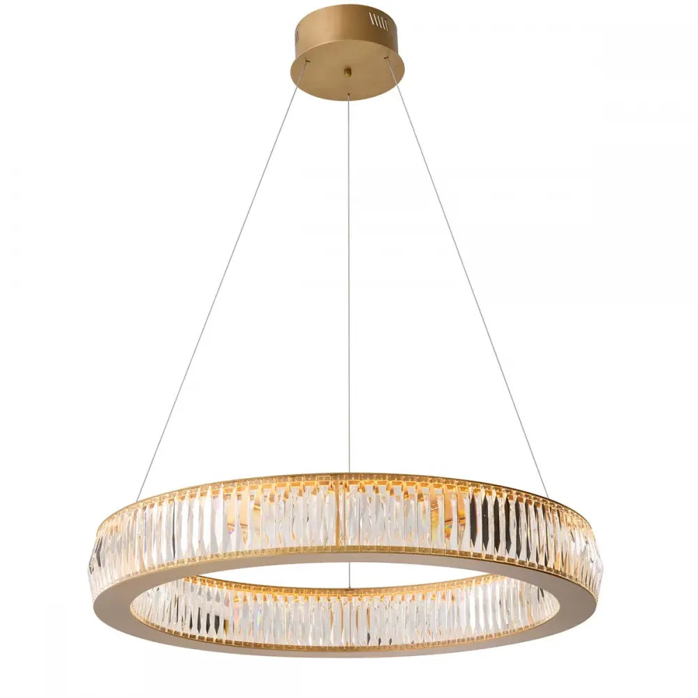 Candelabru din Metal Alama si Cristal Transparent H13xD91cm Vancouver L Eichholtz