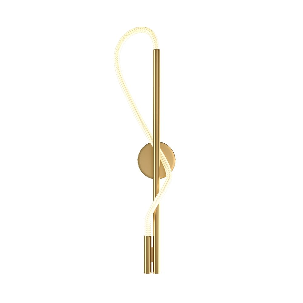 Aplica de perete Aluminiu Auriu D13xH3cm Tau