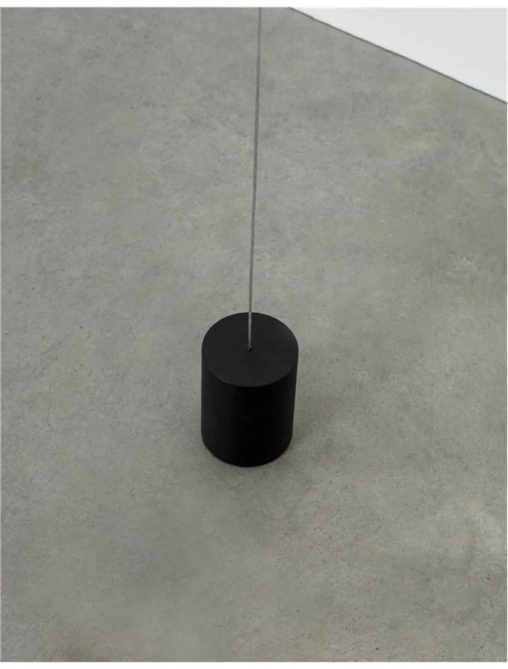 Pendul pana la podea incastrabil din Aluminiu Negru H300xL7cm IP20 20W 698lm 3000k ELETTRA