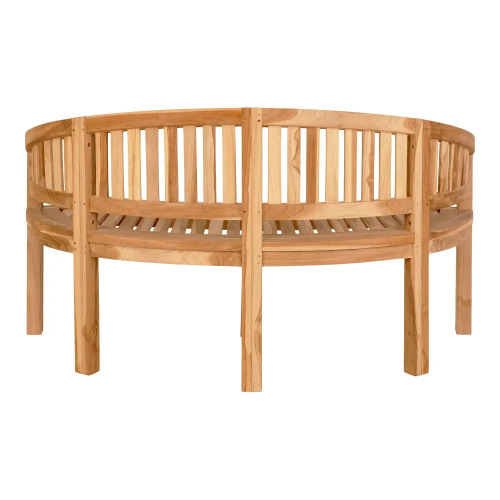 Banca de exterior din Lemn de tec Maro H85xL150cm Boca Banan