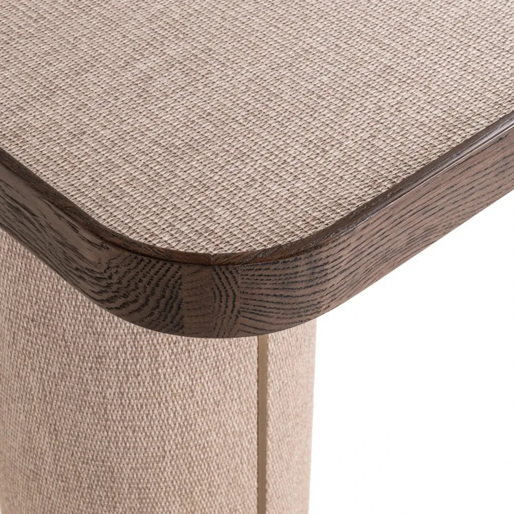 Consola din Metal/In Auriu/Bej si Lemn/In Maro/Bej L40xH85cm Willox Richmond interiors