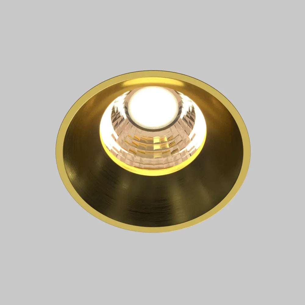 Spot incastrat din Aluminiu Alama H5.3xD5.4cm 7W 500lm 3000k Round