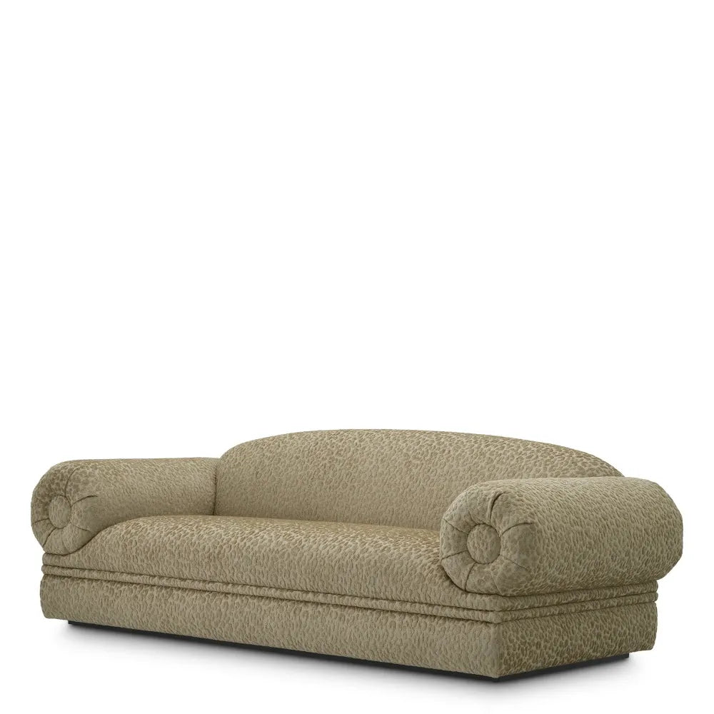 Canapea tapitat cu Stofa Bej L234xA100xH77cm Louison Eichholtz