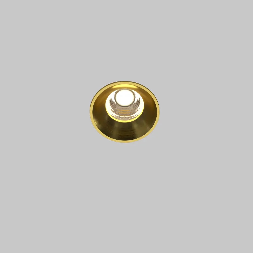 Spot incastrat din Aluminiu Alama H5.3xD5.4cm 7W 500lm 3000k Round