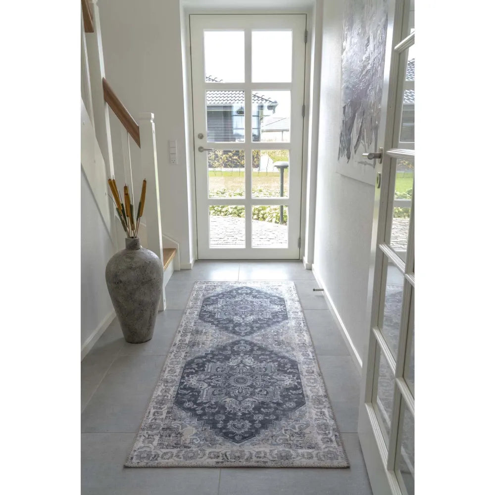 Covor din Chenille Albastru 200x80cm Havana