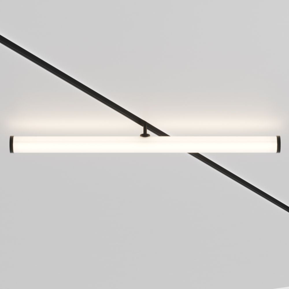 Spot pentru sina magnetica Exility din Aluminiu Negru 25W 1880lm k L60xH10cm Larc